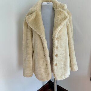 Vintage Beige Teddy Jacket